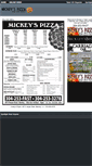 Mobile Screenshot of mickeyspizzabeckley.com